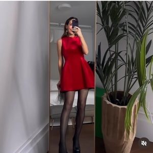 RED VELVET DRESS